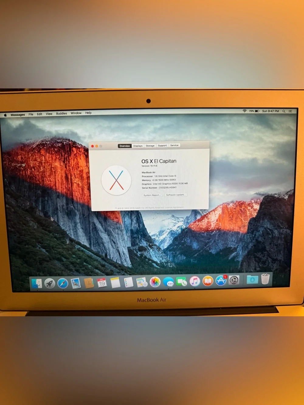 Apple MacBook Air Silver with Mint Green Keyboard Cover